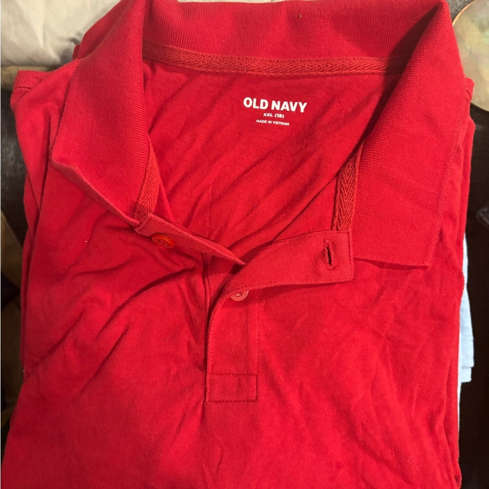 Old Navy Classic Red Kids Polo